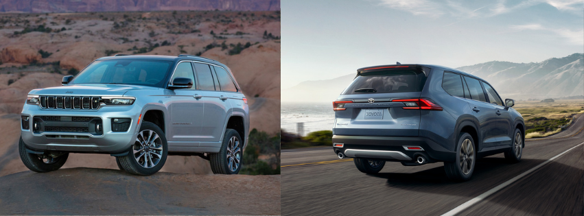 grand highlander toyota vs jeep grand cherokee