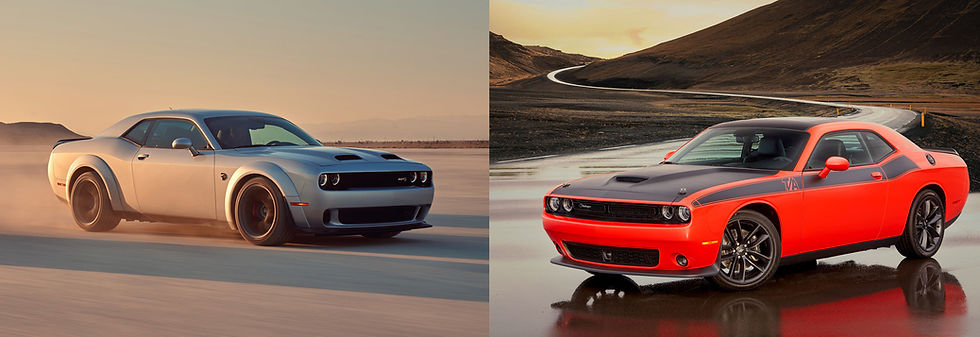 american muscle car comparison