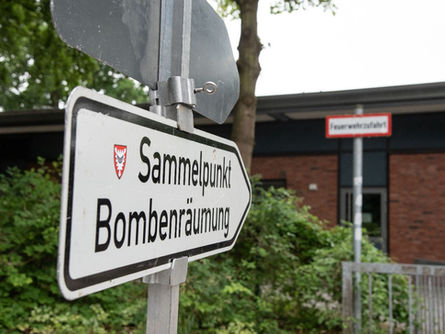 Fliegerbombe in Kiel entschärft - Feuerwehrdrohne im Einsatz