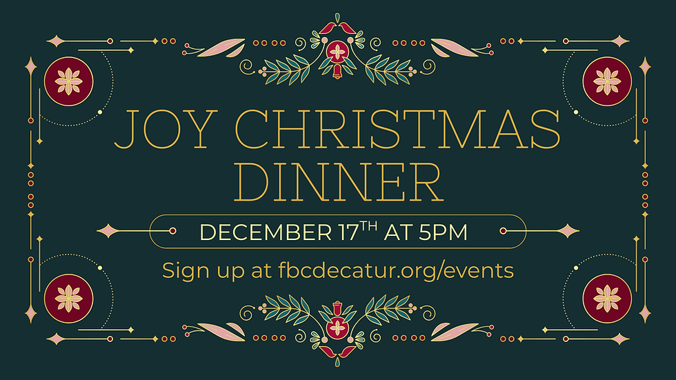 JOY Christmas Dinner
