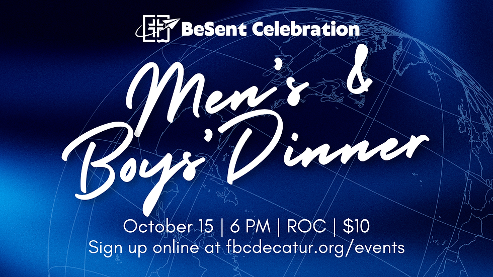BeSent Men's & Boys' Dinner