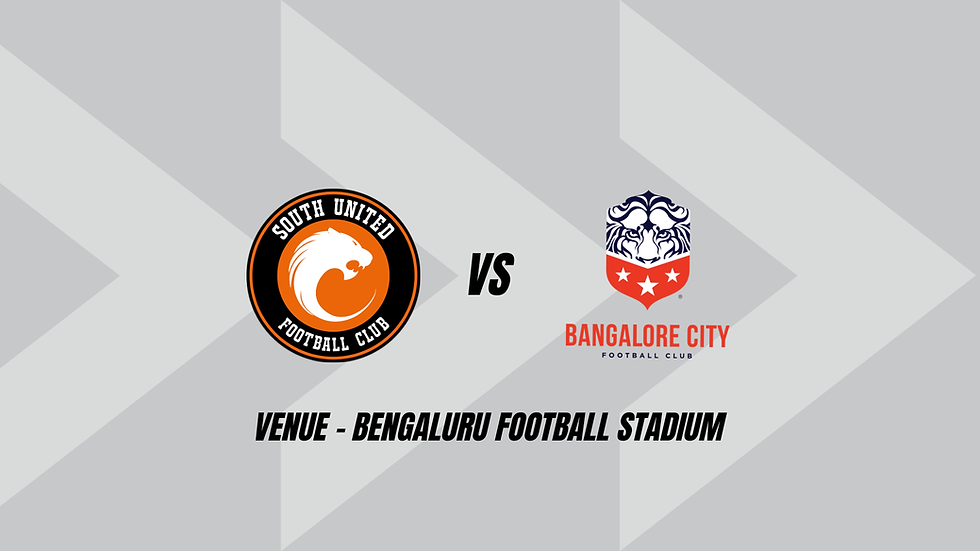South United FC vs Bangalore City FC