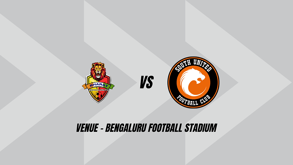 Bharat Bengaluru FC vs South United FC