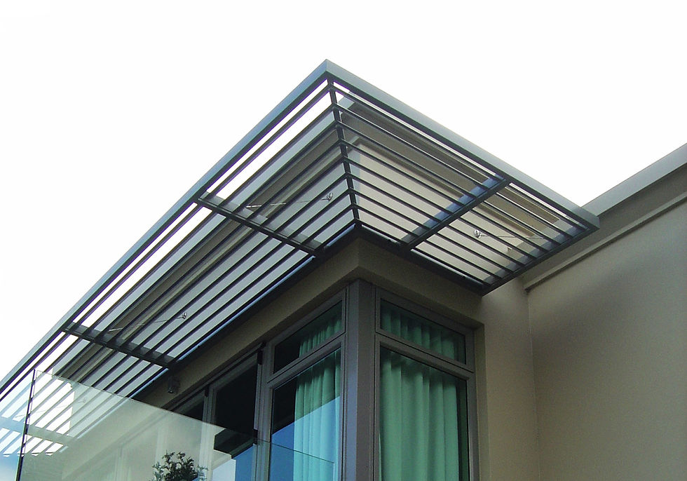 Louvre Aluminium Canopy