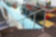 Freestanding Glass Stainless Steel Handrail