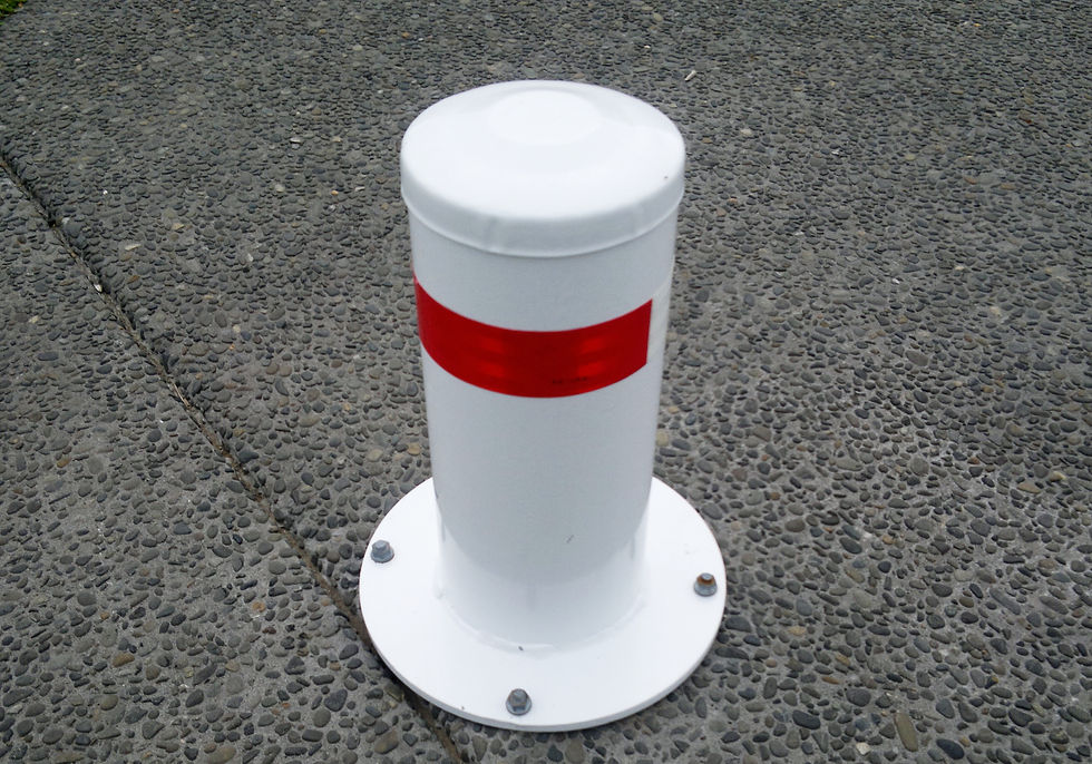 Fixed Bollard with Reflector