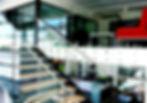 Standoff glass balustrading CAL trucks