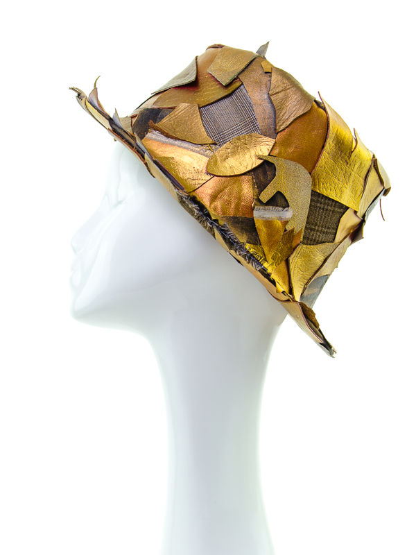 Thumbnail: GOLDEN - Leather Trilby Hat