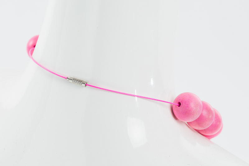 Thumbnail: Pretty Pink Bead Necklace 