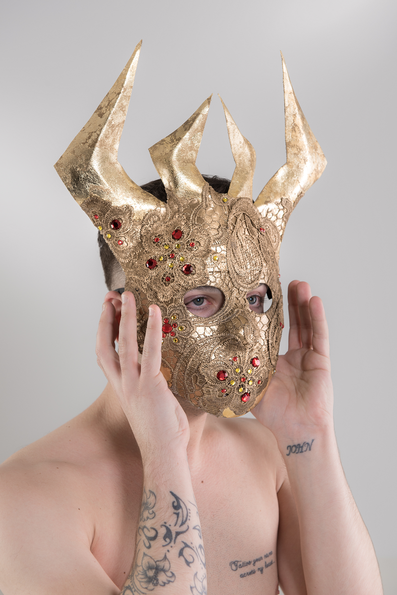 Thumbnail: TORO - Golden Lace Bull Mask