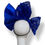 Thumbnail: Royal Blue Twin Bow Headpiece 
