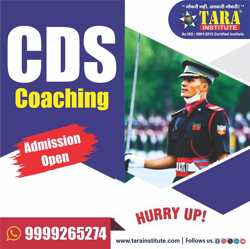 CDS Coaching in Delhi with Intensive Training