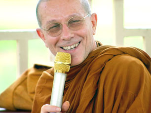 Ajahn Cattamalo Teaching Joyful Dhamma at Dhammagiri