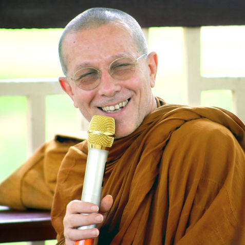 Ajahn Cattamalo Teaching Joyful Dhamma at Dhammagiri