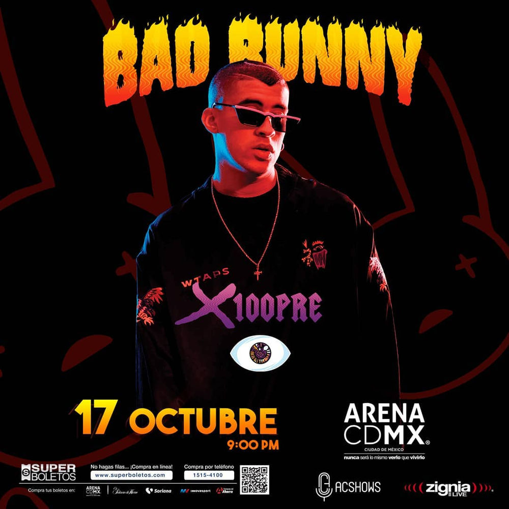Bad Bunny se presentará en la Arena Ciudad de México