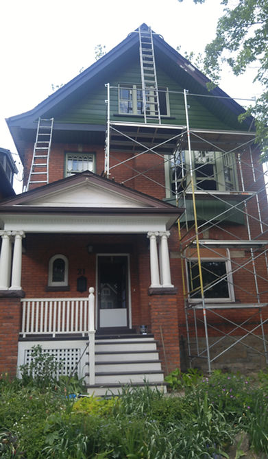 painted exterior home