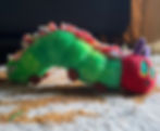The Very Hungry Caterpillar puppet is a great visual aid to introduce the project