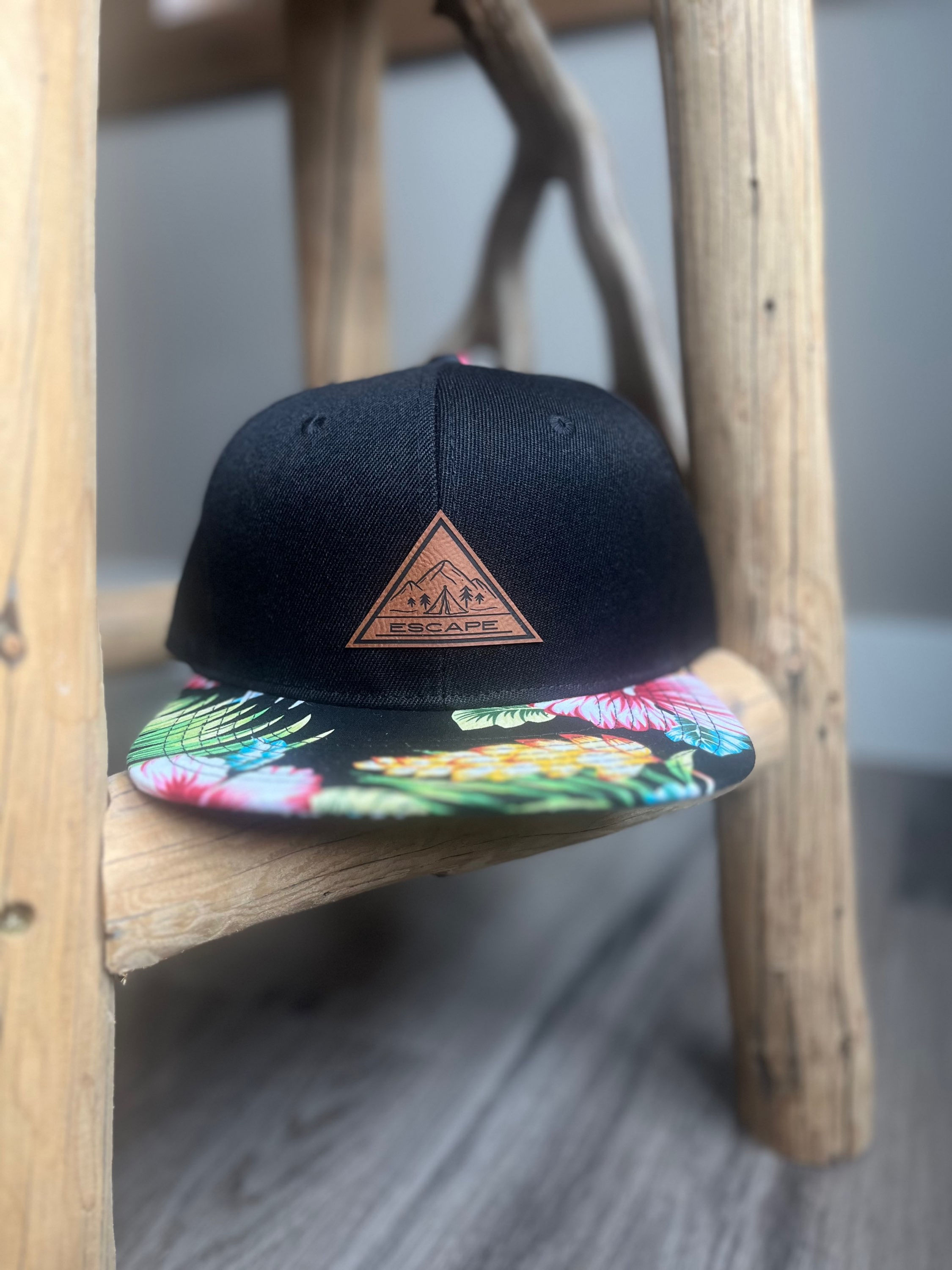 Basic Snapback - Blk/Black Floral