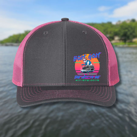 Boat Goat Hat Neon Pink