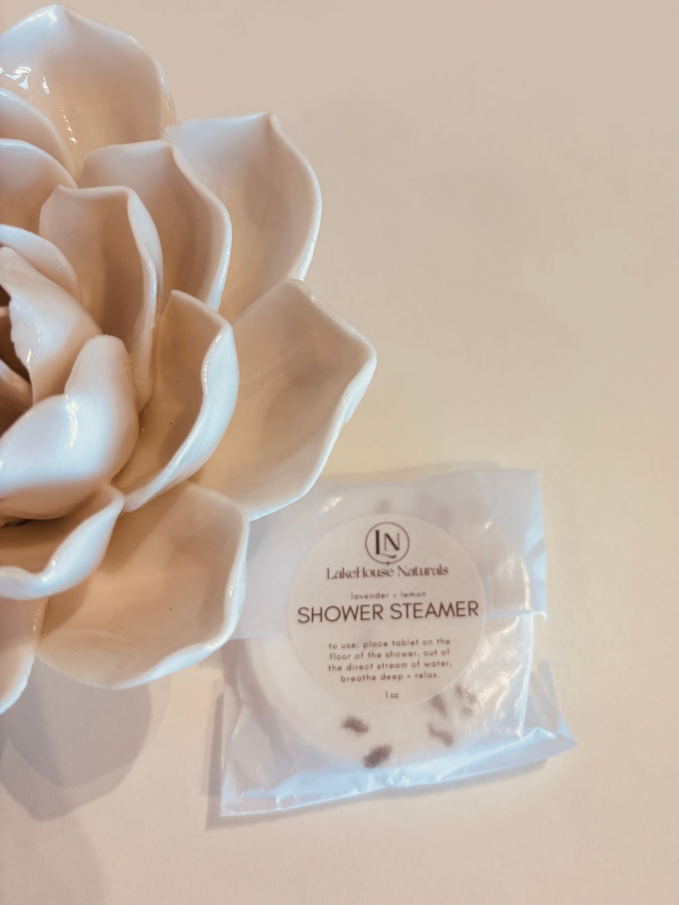 LakeHouse Naturals Lavender + Lemon shower steamer