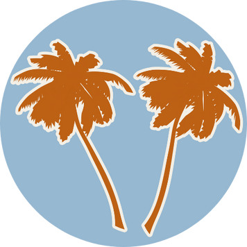 Sunset Beach Resort Palm Tree Icon