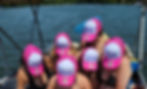 Personalized Boat Goat hat for a Lake of the Ozarks bachelorette party, perfect for group photos and lake fun.