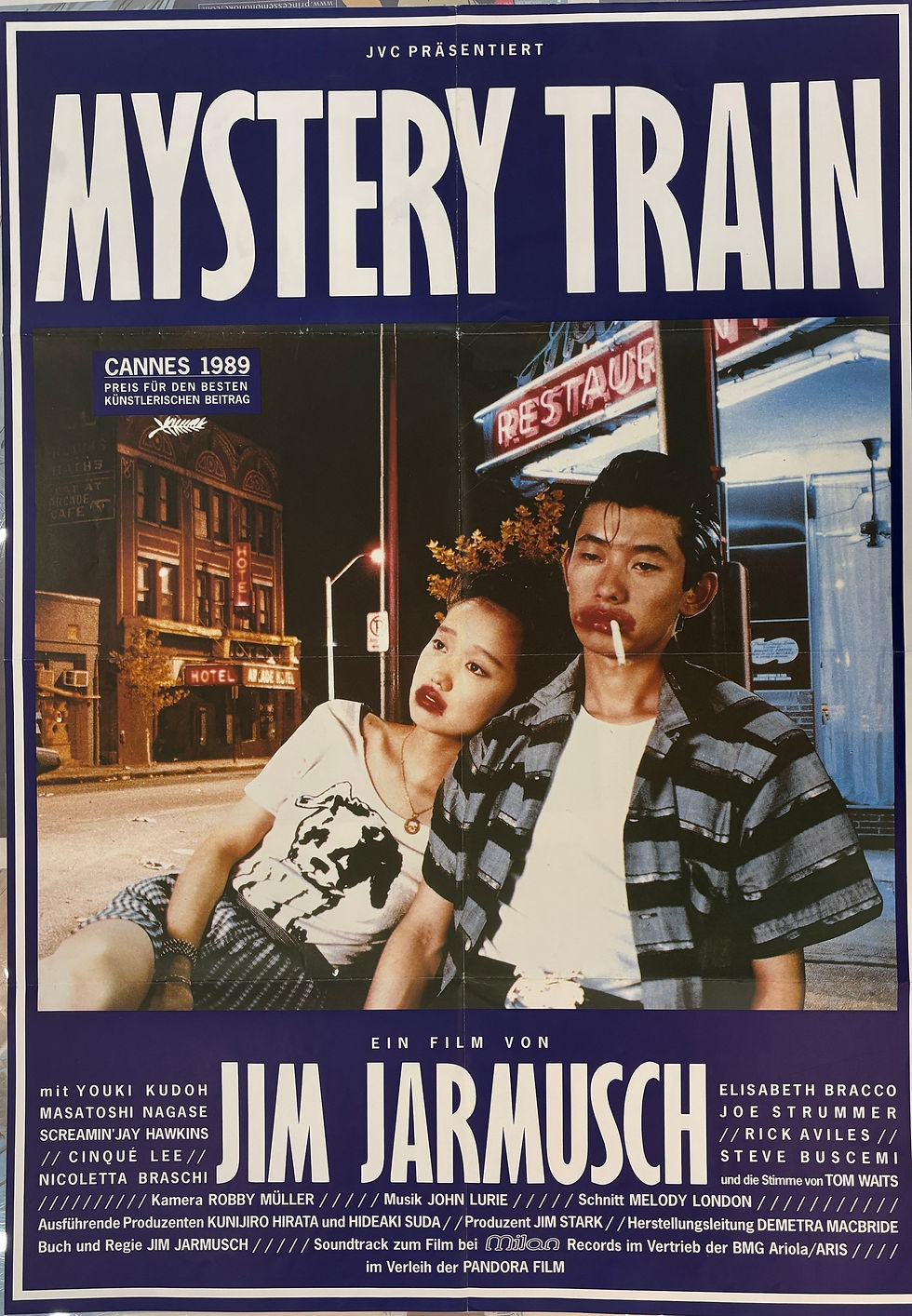 Mystery Train original 1989 Jim Jarmusch film poster