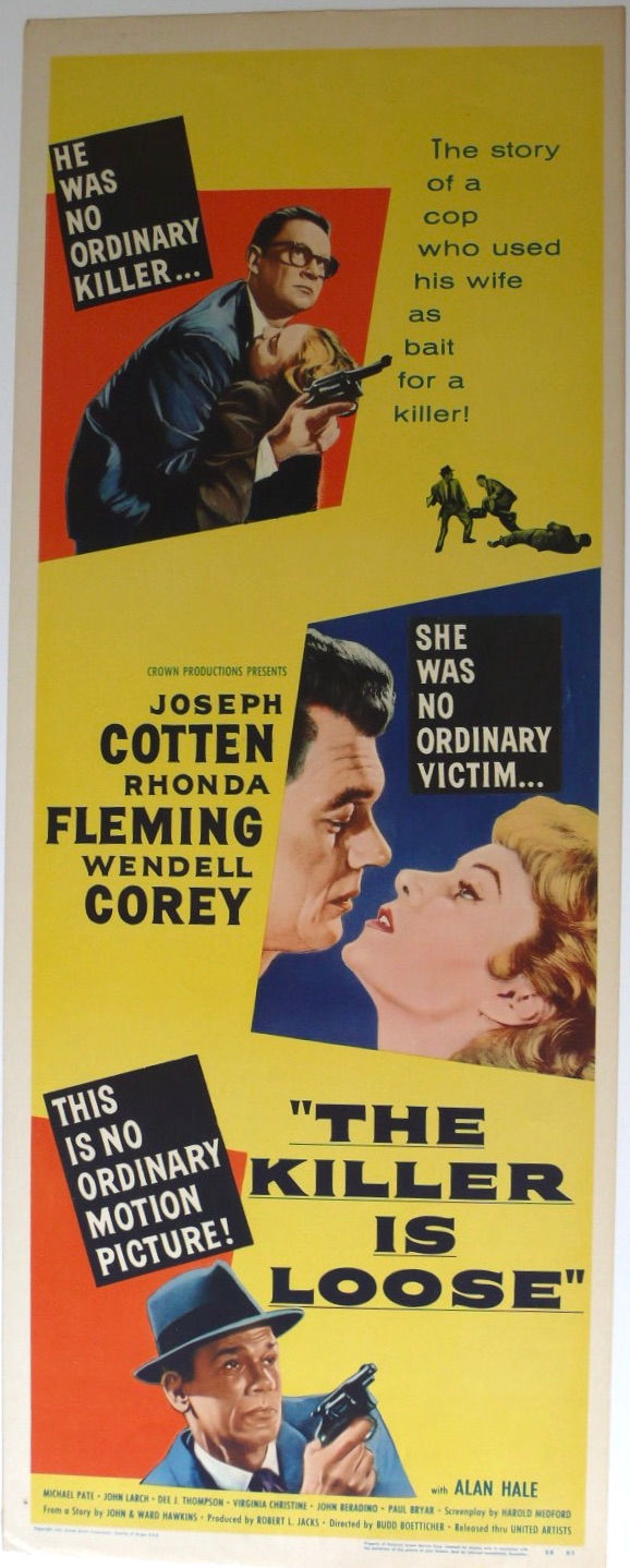 1956 The Killer is Loose film noir poster