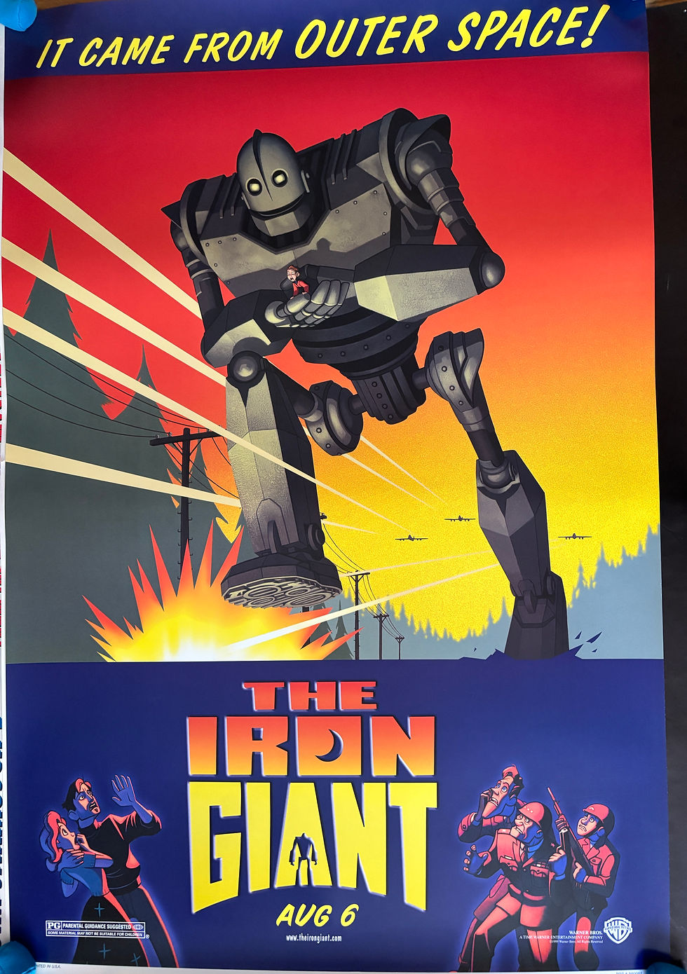 The Iron Giant original 1999 movie poster