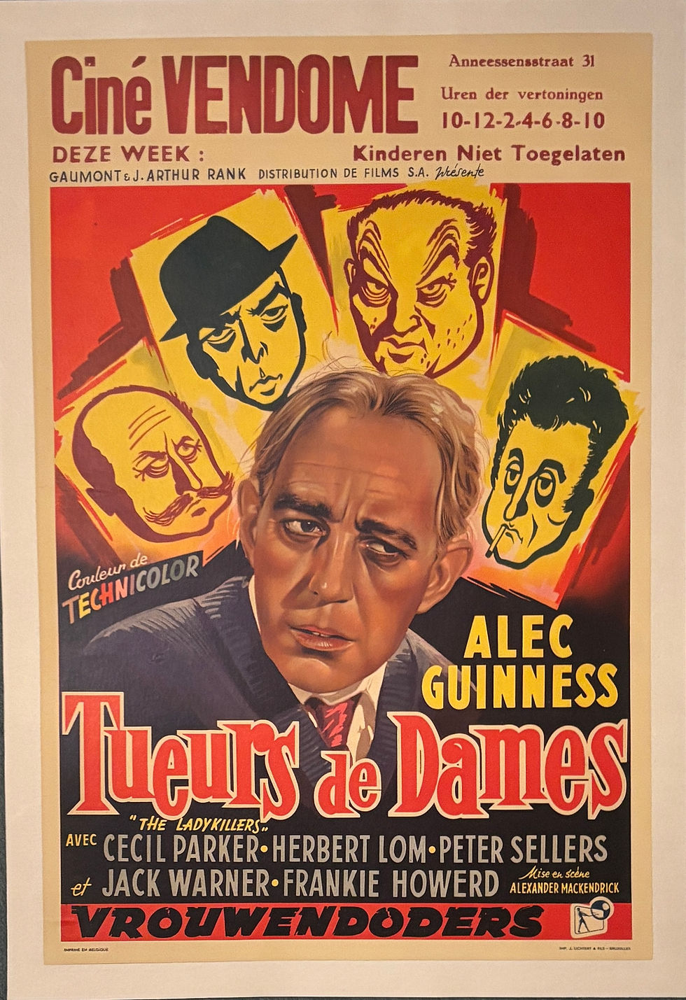 The Ladykillers 1955 Ealing Comedy Classic poster