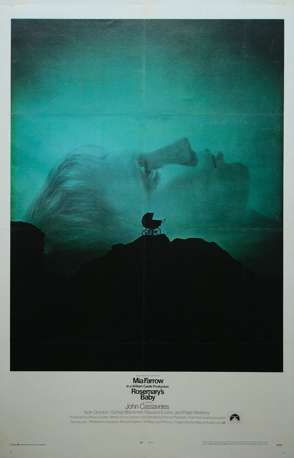 Rosemary’s Baby 1968 classic horror movie poster