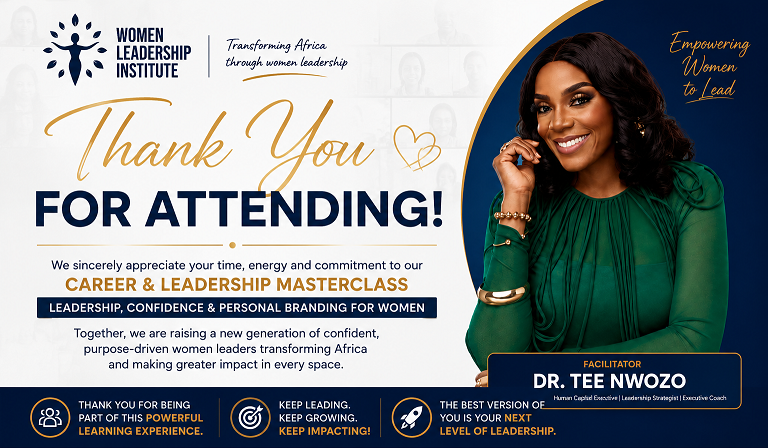 WLI SUCCESSFULLY CONCLUDES TRANSFORMATIVE LEADERSHIP MASTERCLASS FOR WOMEN
