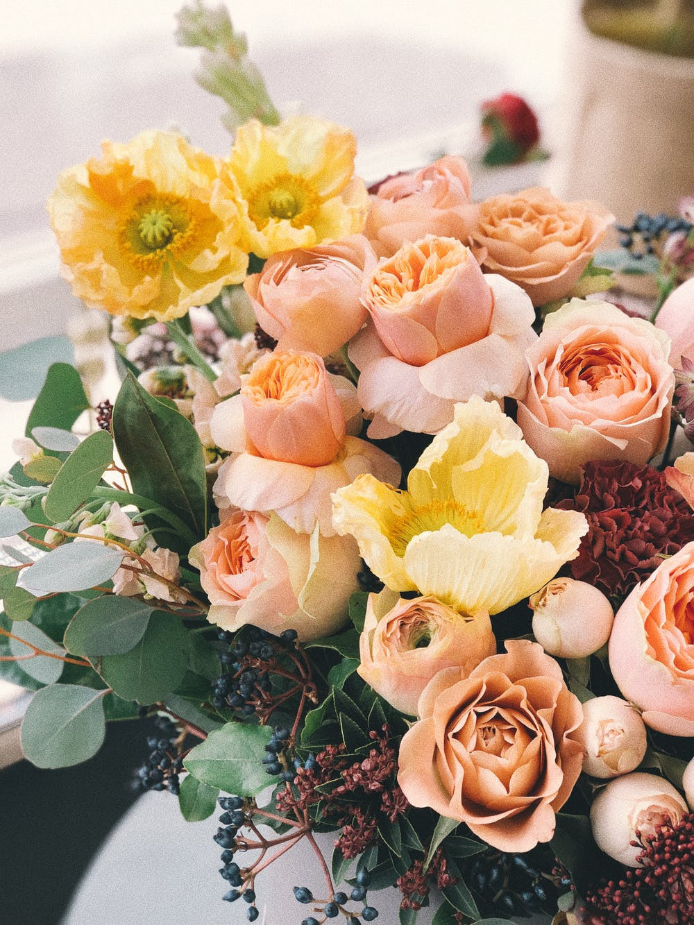 a floral bouquet