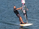 Andy Brandt windsurfing