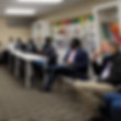 Care coordinator meeting with community members