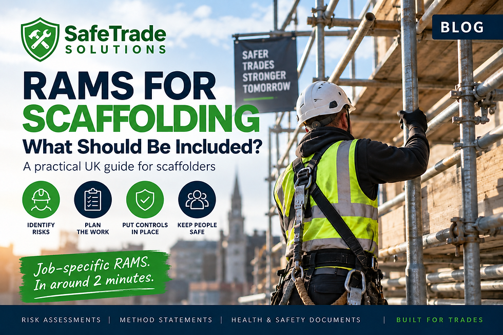 Scaffolding RAMS: What Should Be Included?