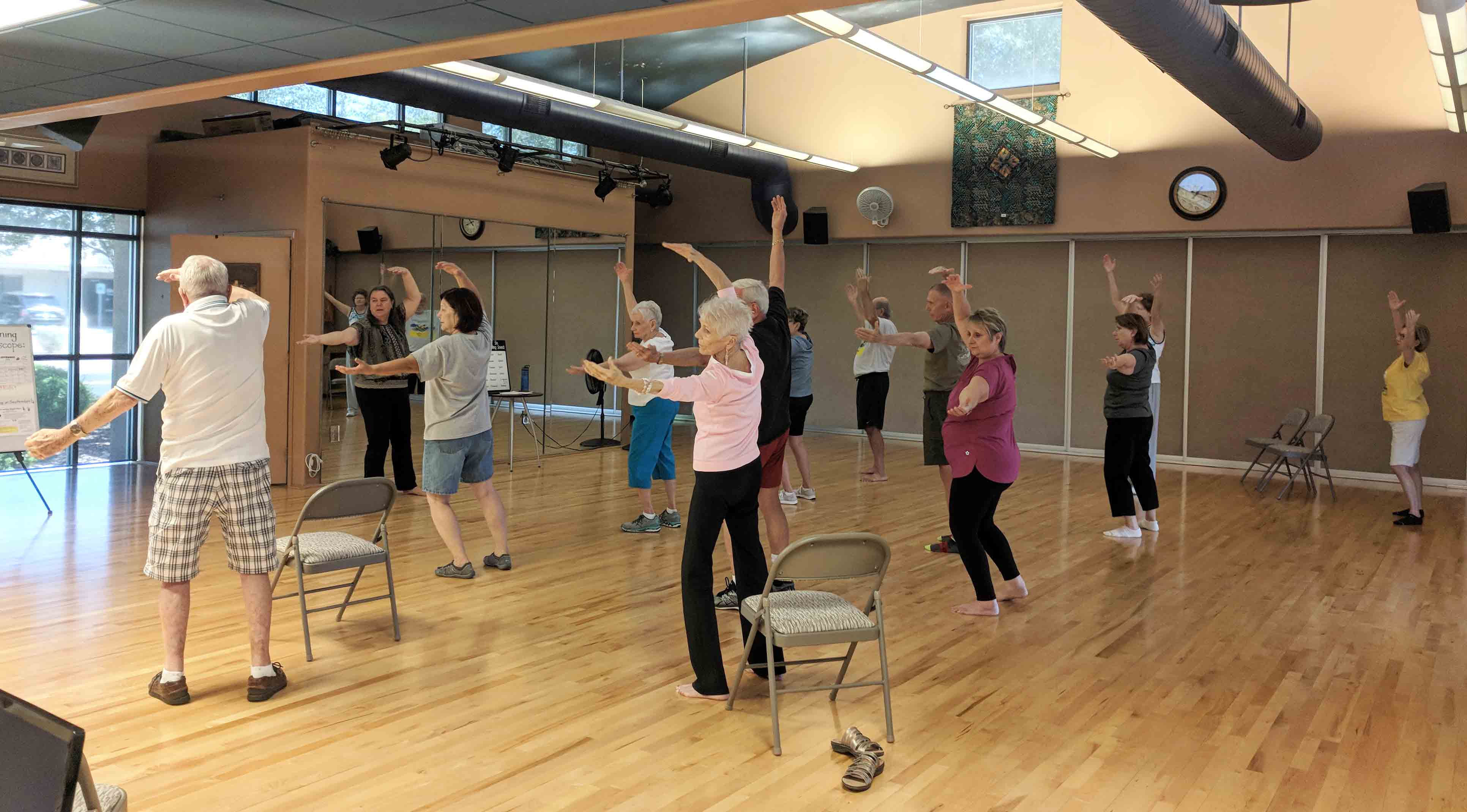 Tai chi big class