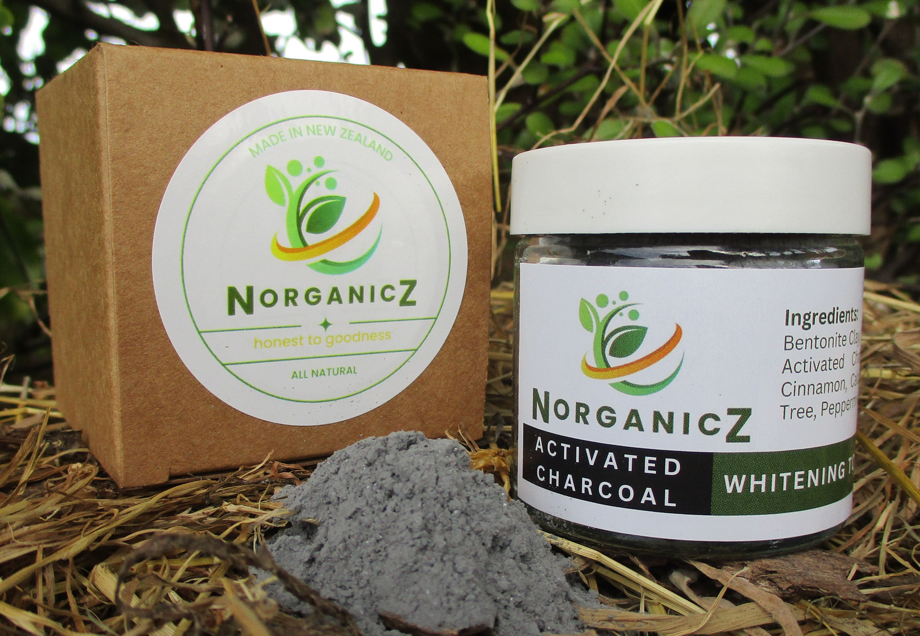 Charcoal Activated Whitening Tooth Powder