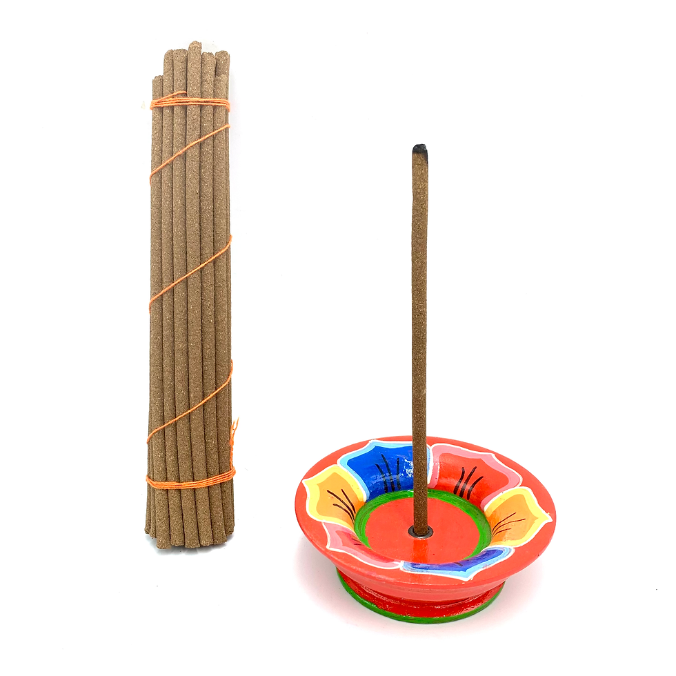Miniatura: Portaincienso incensario flor loto 02