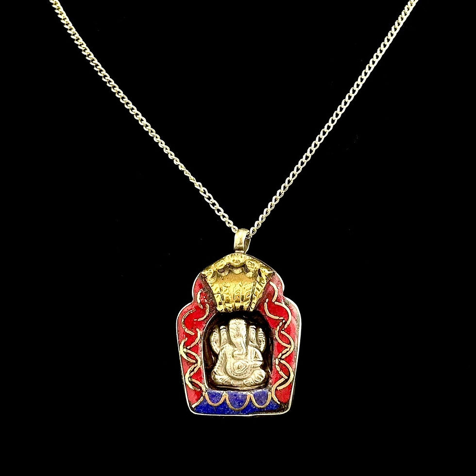 Miniatura: Medalla amuleto Ganesha Katmandú 