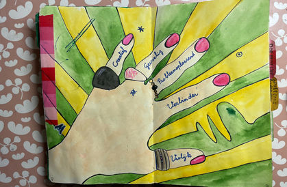 Studio Morgenblond Online Art Journal Cursus The Whole pART - The art of playing. Creatieve yoga waar je innerlijk kind gelukkig van wordt.