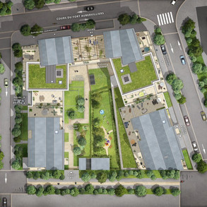 Plan de masse Cassia Aubervilliers
