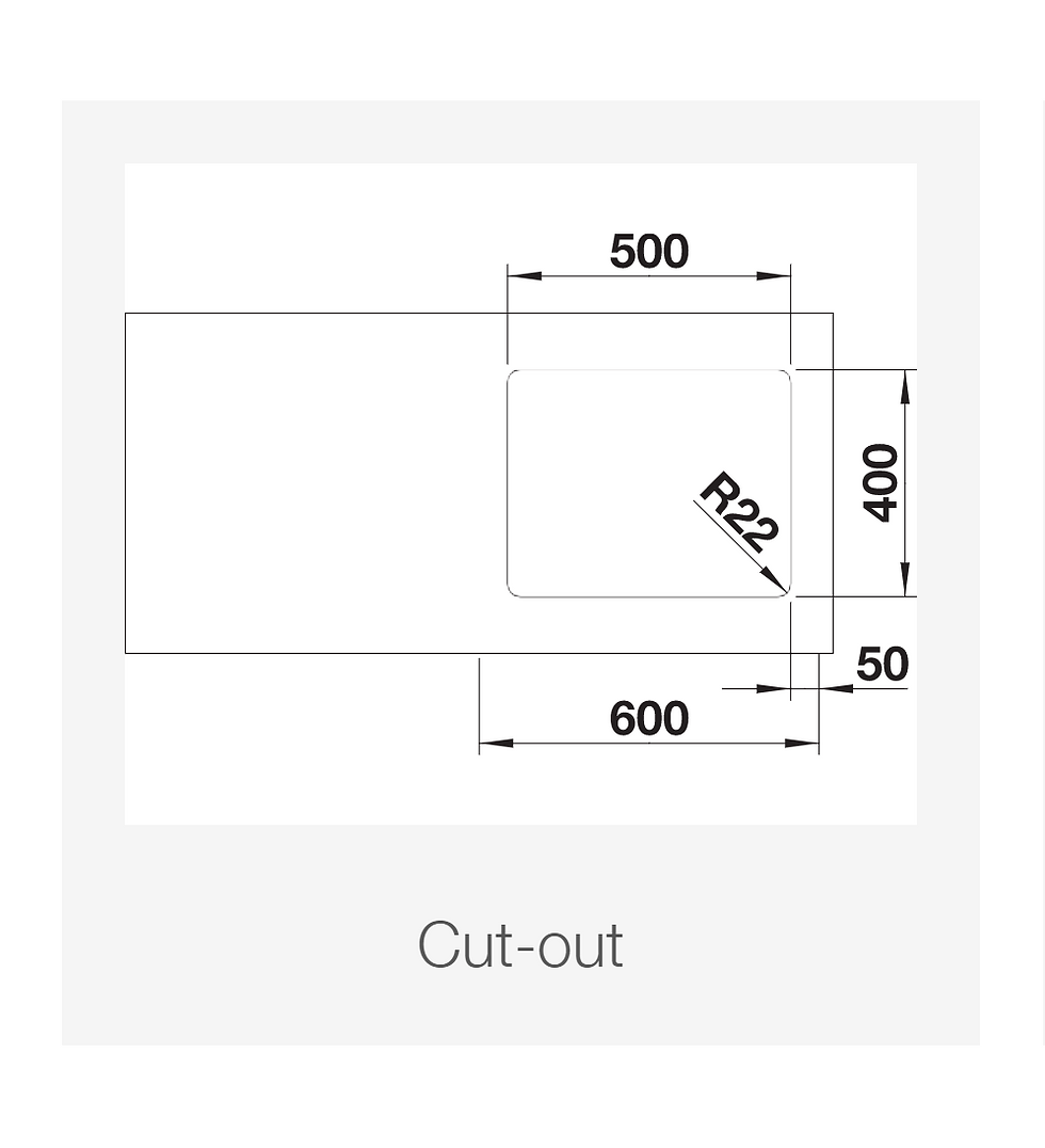 Thumbnail: Stainless Steel Sinks - BLANCO - Andano 500-U - Undermount