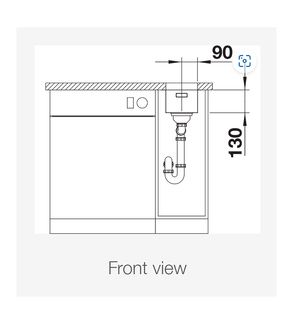 Thumbnail: Stainless Steel Sinks - BLANCO - Andano 180-U - Undermount