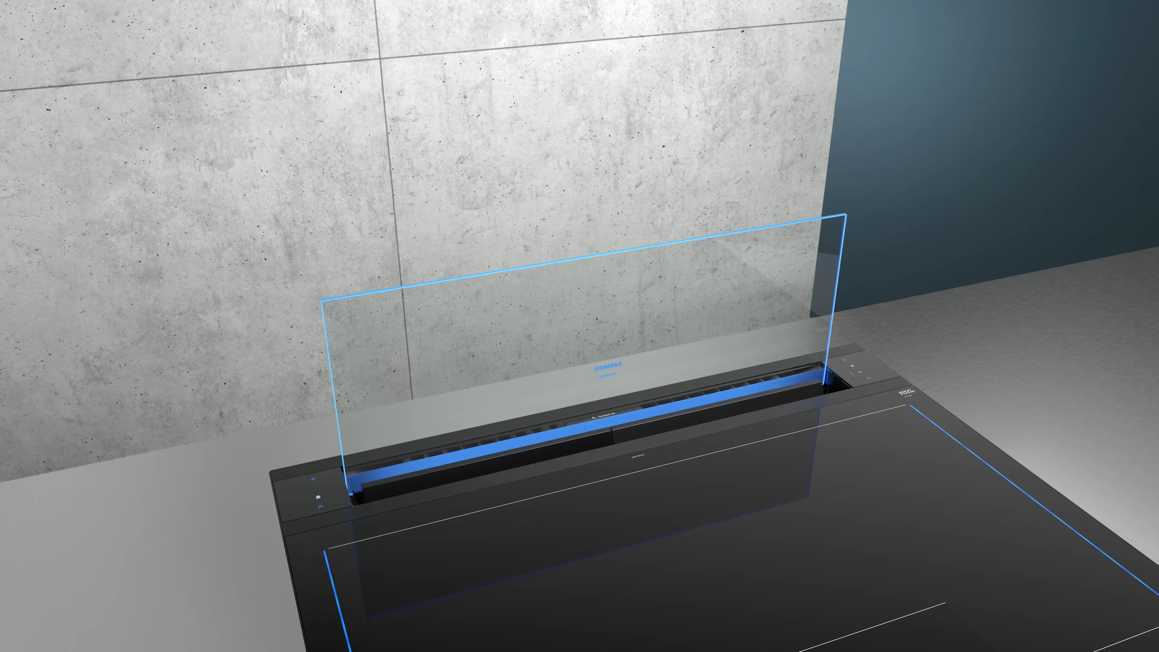 Downdraft Extractor SIEMENS iQ700 Downdraft hood 90 cm clear