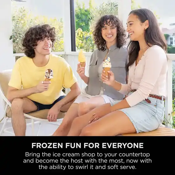 Thumbnail: NINJA Creami Scoop and Swirl 13-IN-1 Ice Cream Maker - Platinum Silver