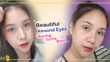 Almond Shaped Eyes turn my boring look to beautiful and bold!