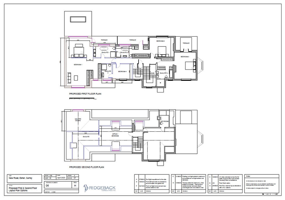 Proposed First & Second Floors