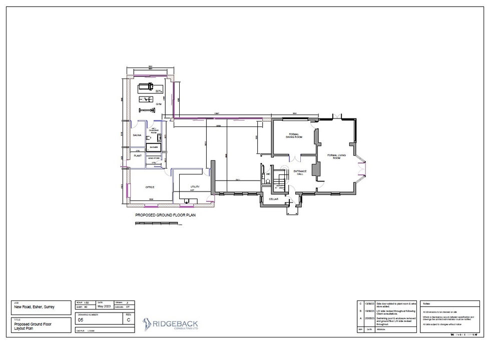 Proposed Ground Floor Plan