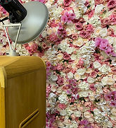 3D 3m x 3m Pink and White Flower Wall